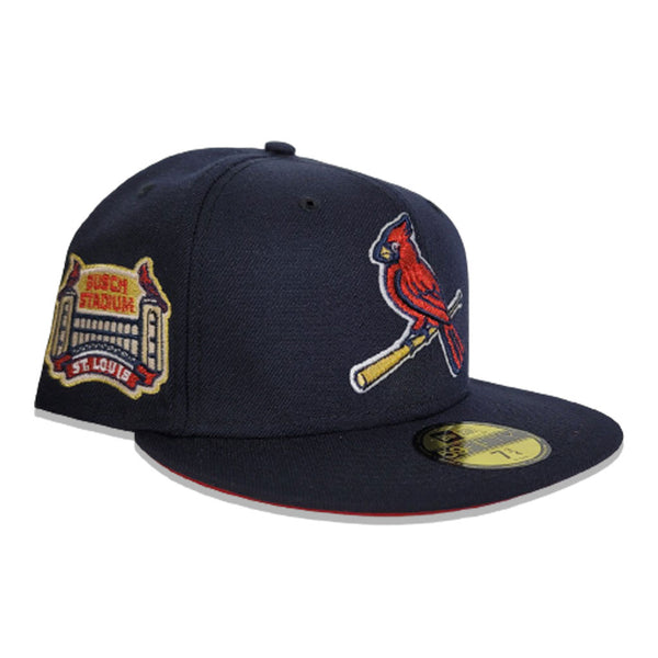 New Era, Accessories, New Era 59fifty St Louis Cardinals Fitted Hat Size  7 38 Red Uv Busch Patch