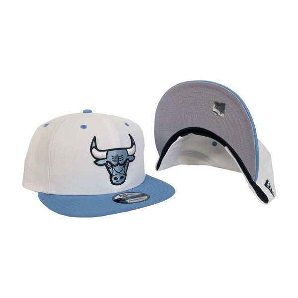 NWT New Era NBA Chicago Bulls Navy Blue White Logo Classic 9Fifty Snapback  Hat