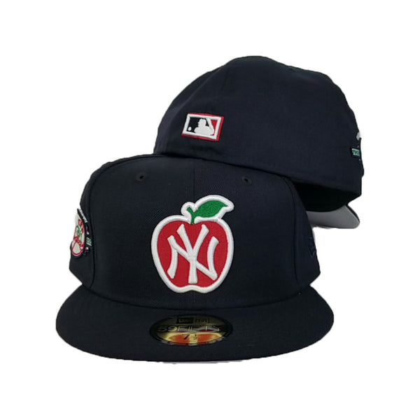 Navy blue Yankee Apple –