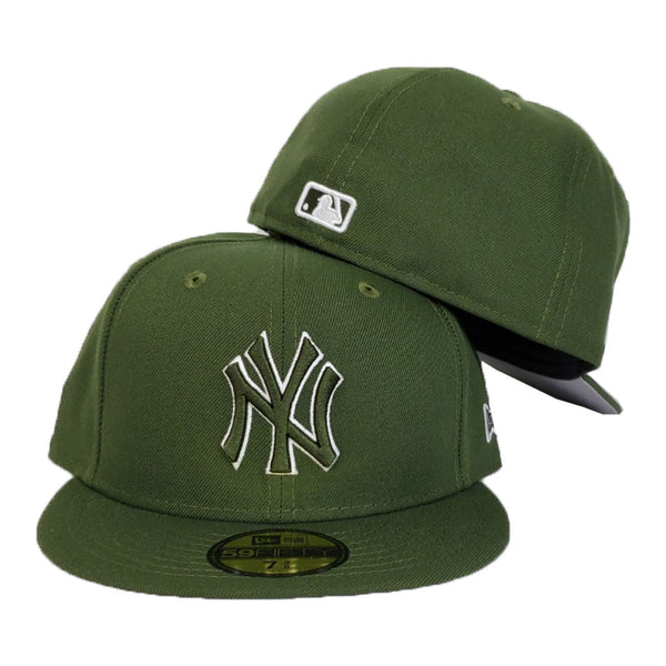 New York Yankees Olive Green New Era 59Fifty Fitted – Exclusive