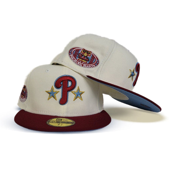 Shop New Era 59Fifty Philadelphia Phillies Icy Side Patch Hat