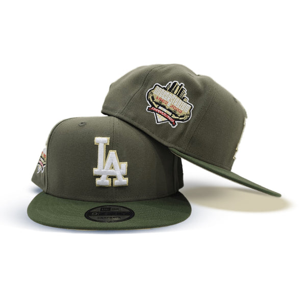 Olive Green Los Angeles Dodgers Rifle Green Visor Vegas Gold