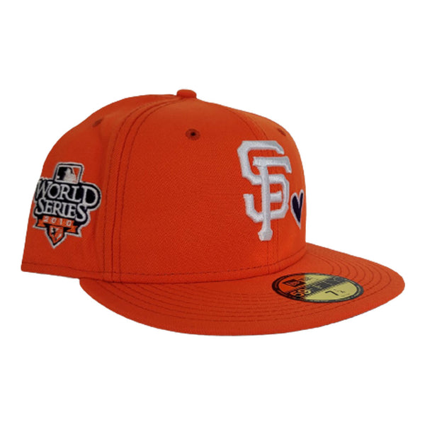 Navy Blue San Francisco Giants Pink Bottom 2012 World Series New Era 59FIFTY Pop Sweat Fitted 71/4