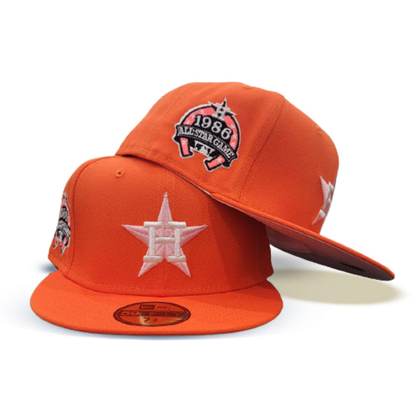 New Era Houston Astros All Star Game 1986 Orange Green Edition 59Fifty  Fitted Hat, EXCLUSIVE HATS, CAPS