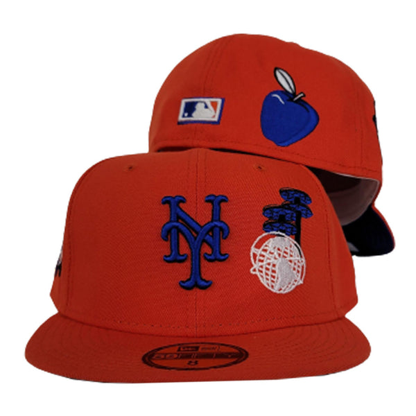 New Era New York Mets Fitted Green Bottom Royal Orange (1969