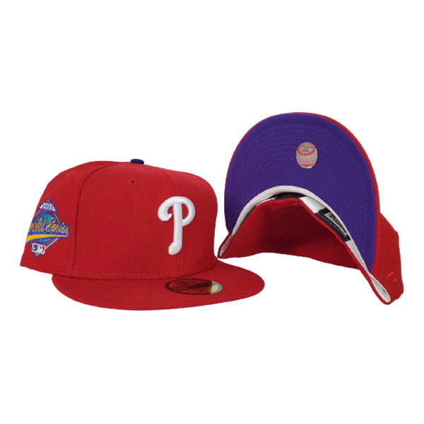 Philadelphia Phillies Scarlet 1993 World Series Cooperstown New Era 59Fifty  Fitted