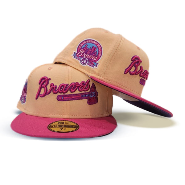 Purple Atlanta Braves 40th Anniversary Custom New Era Fitted Hat