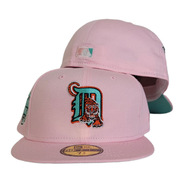 Mint Green New York Mets Brown Visor Pink Bottom 1964 All Star Game Side Patch New Era 59FIFTY Fitted 75/8