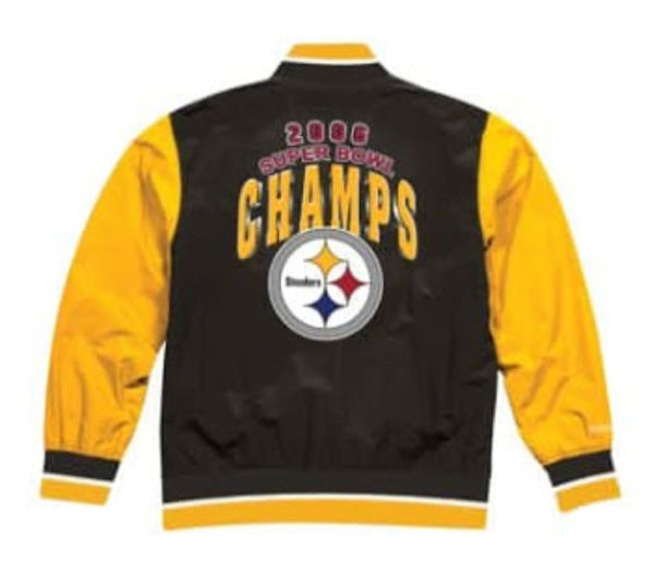 Mitchell and shop ness steelers jacket