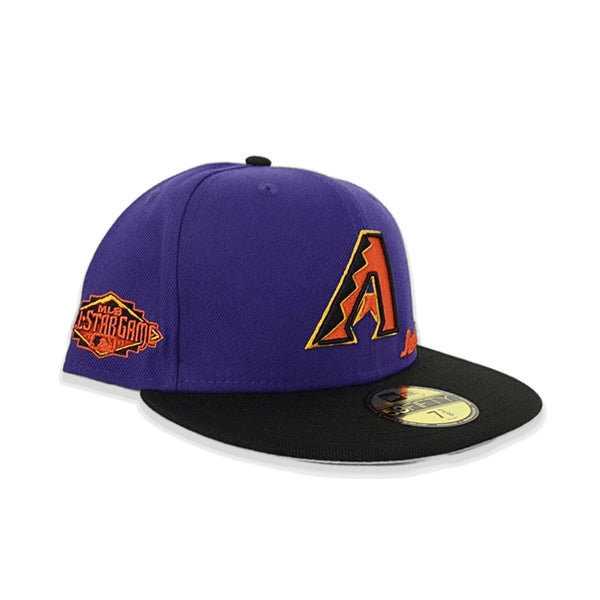 Purple Arizona Diamondbacks City Patch Gray Bottom New Era 59FIFTY Fitted 7 5/8