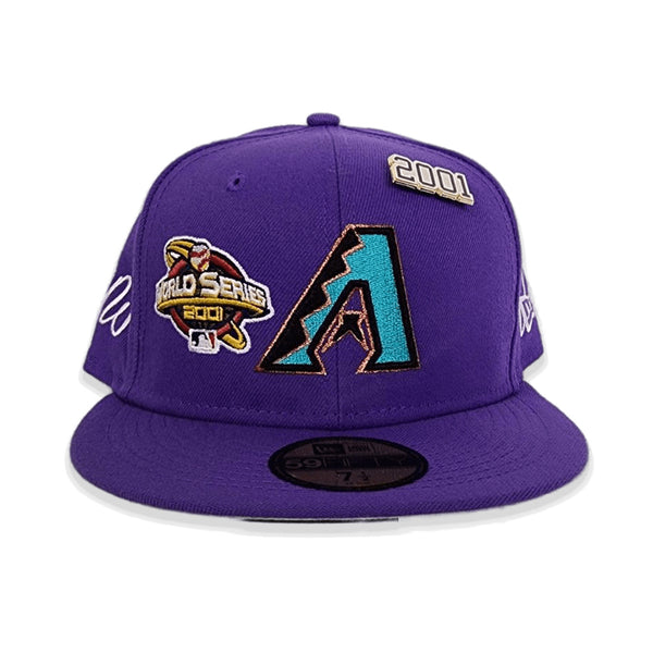 Purple Arizona Diamondbacks Historic 2001 World Series Champions Gray –  Exclusive Fitted Inc.