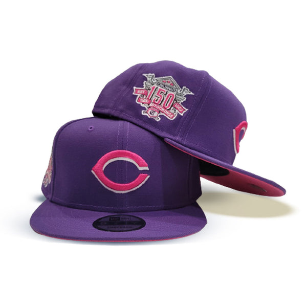 New Era Cincinnati Reds 150th Anniversary Men's Snapback Purple