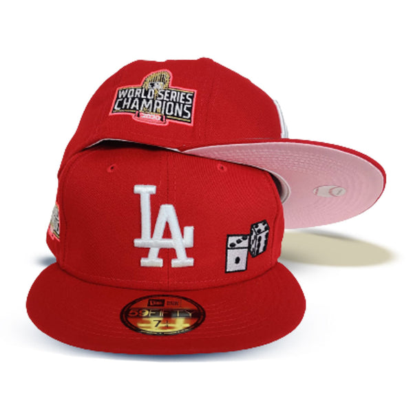 Men's Los Angeles Dodgers New Era Pink 2020 World Series Red