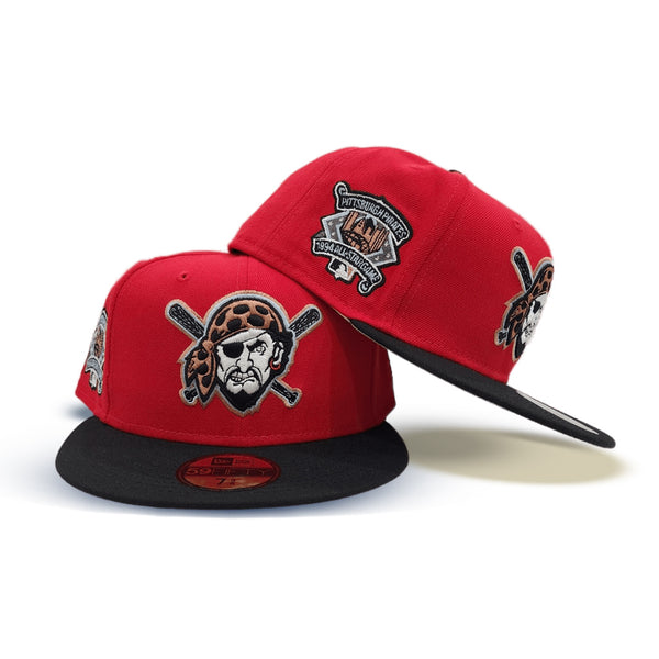 Red Pittsburgh Pirates Black Visor Gray Bottom 1994 All Star Game Side –  Exclusive Fitted Inc.