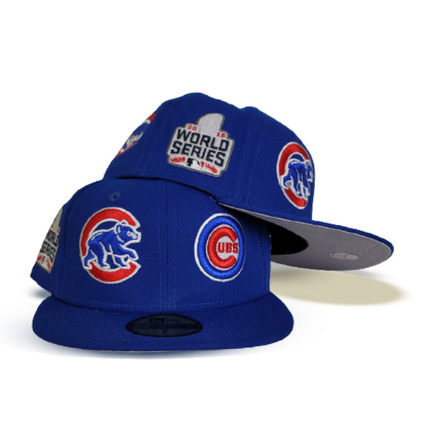 Chicago Cubs TRIPLE THREAT IDENTITY Royal Fitted Hat