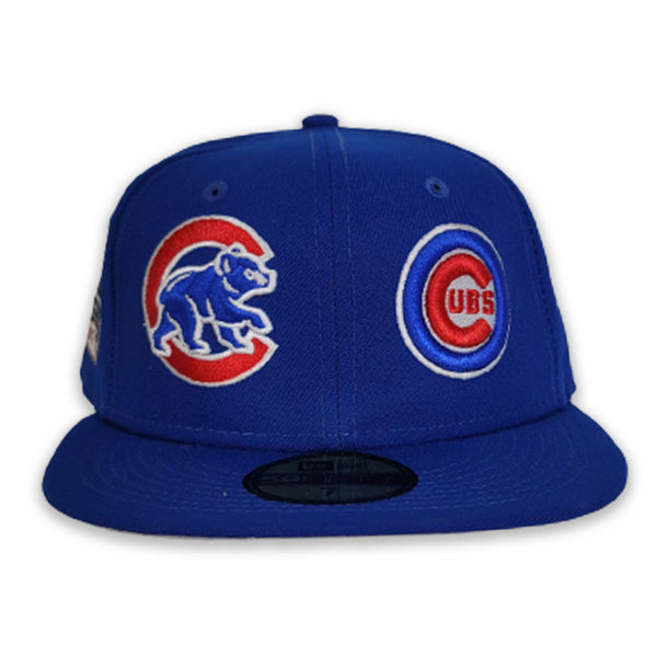 New Era 59Fifty Chicago Cubs Logo Popped Fitted Hat Royal Blue - Billion  Creation