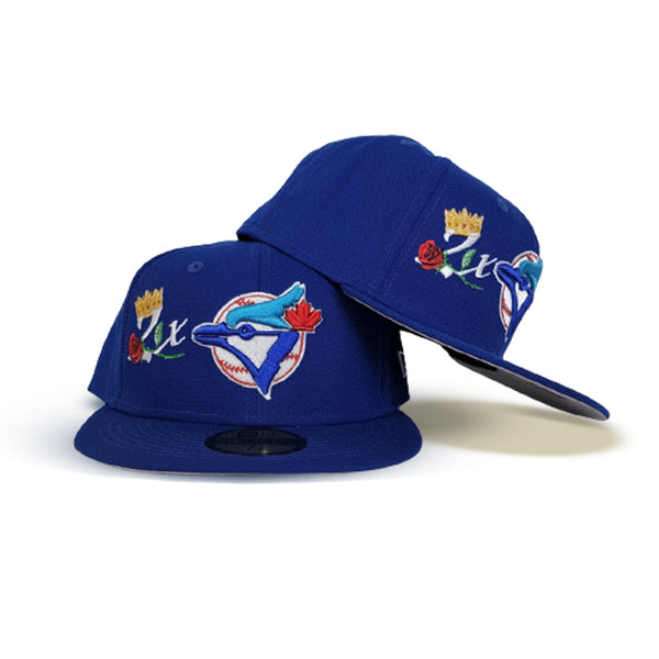 Royal Blue Toronto Blue Jays 2x World Series Champions Ring New Era 59FIFTY Fitted 77/8