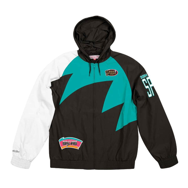 San Antonio Spurs Mitchell Ness Shark Tooth Full Zip Jacket Black