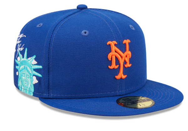 帽子 ALD Newera Mets Fleece Skull Cap Blue ALD / New Era Mets Ballpark Hat – Aimé Leon Dore