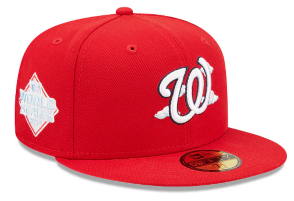 帽子 [0] WASHINGTON NATIONALS RED SPORTS CAP Men's New Era Washington Nationals Red On-Field 59FIFTY