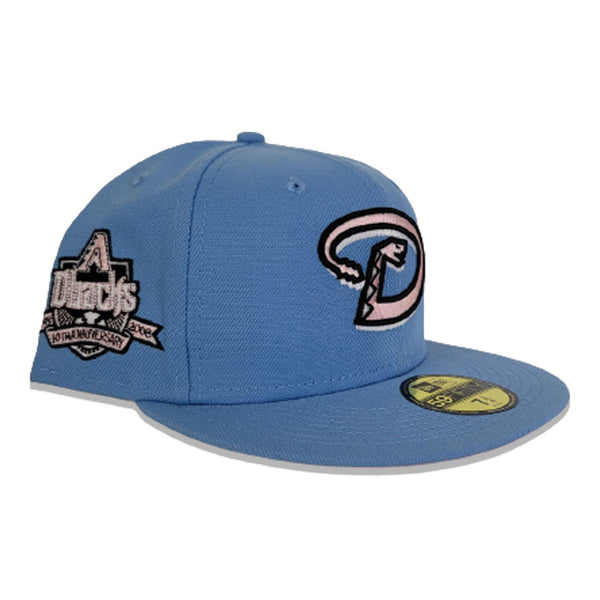 Arizona Diamondbacks New Era Serpiente Vegas Gold/Sky Blue Bill