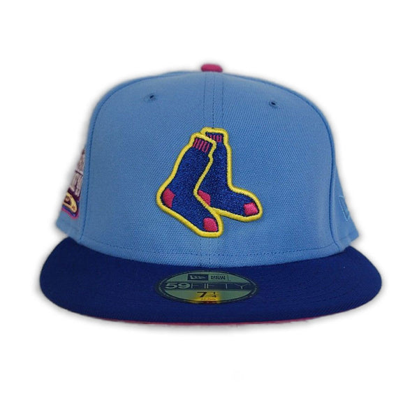 Sky Blue Boston Red Sox Royal Blue Visor Green Bottom 1999 All