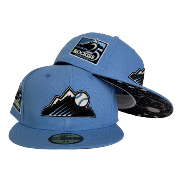 Sky Blue Colorado Rockies Paisley Bottom 25th Anniversary