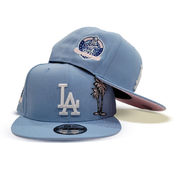 Sky Blue Los Angeles Dodgers Palm Tree Pink Bottom 60th