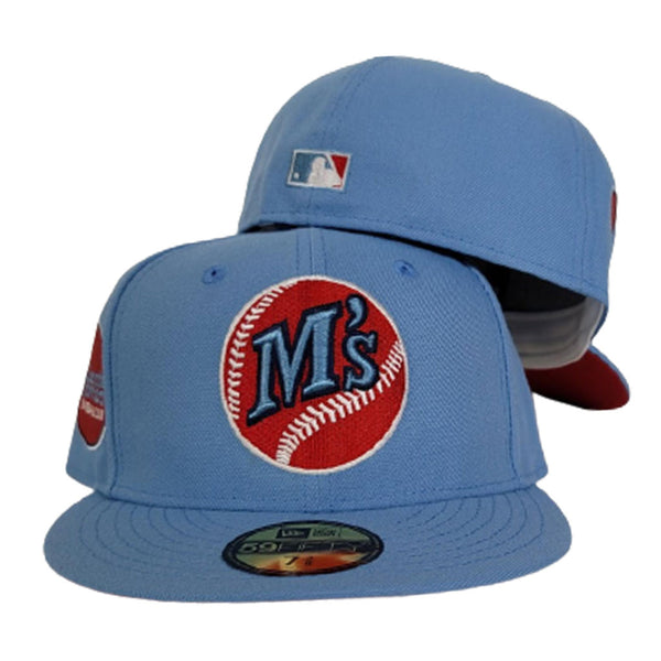 Seattle Mariners New Era Mariners Sky Blue And Pink Bottom