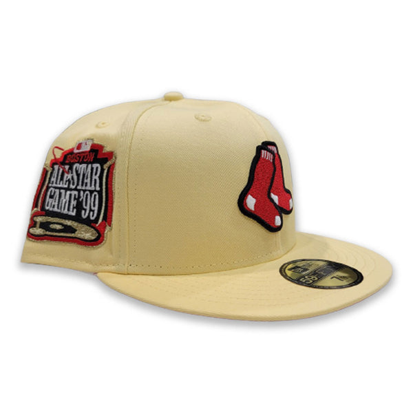 Yellow Boston Red Sox Black visor icy blue Bottom 1999 All Star Game S –  Exclusive Fitted Inc.