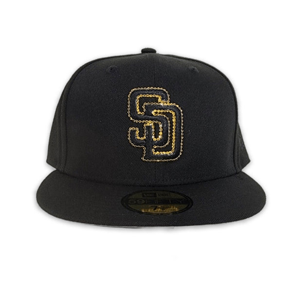 【US限定】New Era 59FIFTY San Diego Padres FlyingSkull Black New Era 59Fifty San Diego Padres Flying Skull Fitted Hat