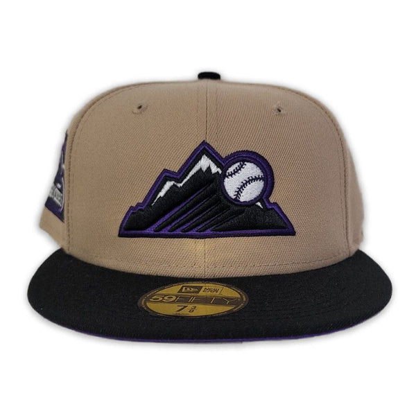 Off White Colorado Rockies Black Visor Mint Green Bottom 2021 All Star Game Side Patch New Era 59FIFTY Fitted 71/2