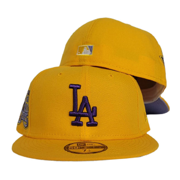 LOS ANGELES DODGERS 75TH WORLD SERIES OFF WHITE MAROON VISOR TAXI