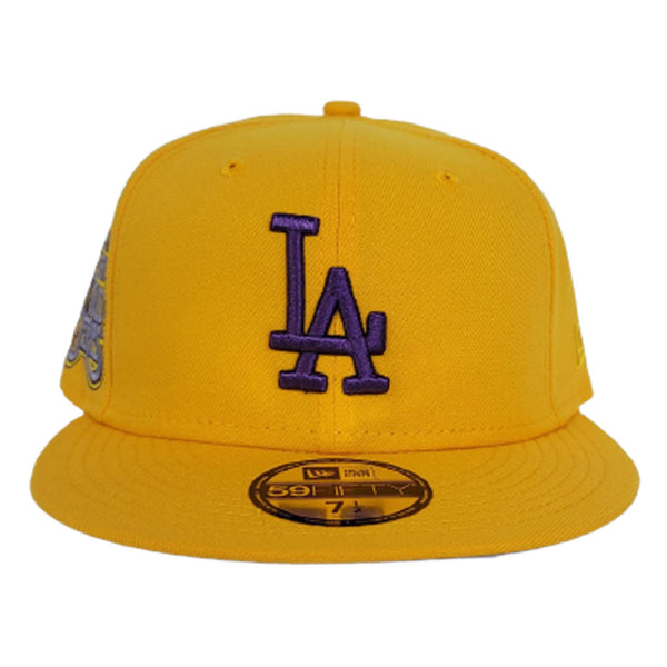 LOS ANGELES DODGERS 75TH WORLD SERIES OFF WHITE MAROON VISOR TAXI