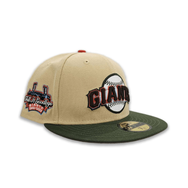 New Era 59FIFTY San Francisco Giants 50th Anniversary Patch Hat - Red, Khaki 8