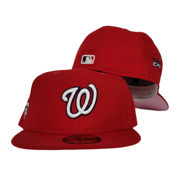 Red Washington Nationals 2019 World Series Champions Ring New Era 59FIFTY Fitted 7 1/8