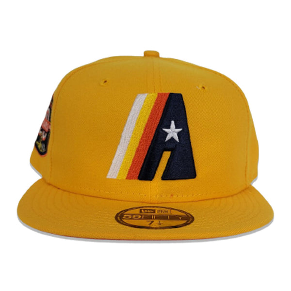 Houston Astros Rose Gold “25th Anniversary Patch” Hat – All