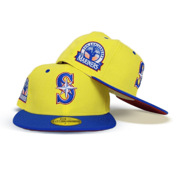 Seattle Mariners Soft Yellow 30th Anniversary New Era 59FIFTY