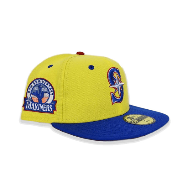 Seattle Mariners Soft Yellow 30th Anniversary New Era 59FIFTY