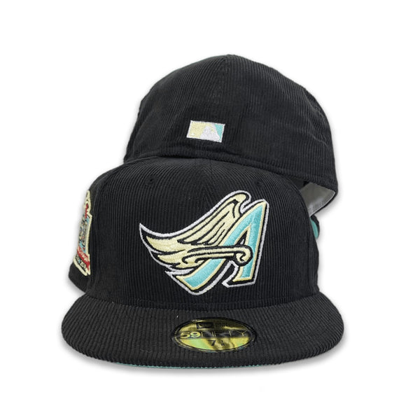 New Era 50th Angel Stadium Side Patch 59Fifty Men's Fitted Hat Black