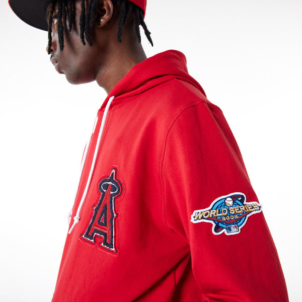 Red Los Angeles Angels 2002 World Series New Era Elite Hoodie