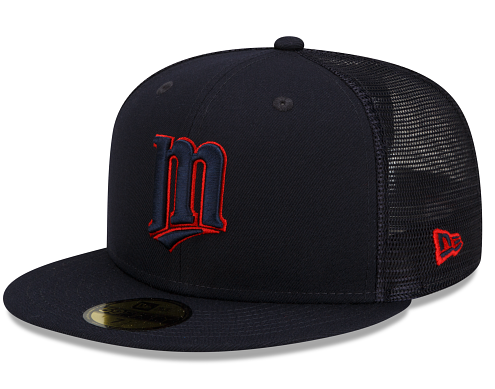 New Era 9Fifty Snapback Minnesota Vikings: Cappellino Training Mesh In Nero, 100% Poliestere - 4