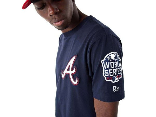 Navy Blue Atlanta Braves 2021 World Series New Era Elite T-Shirt 2XL