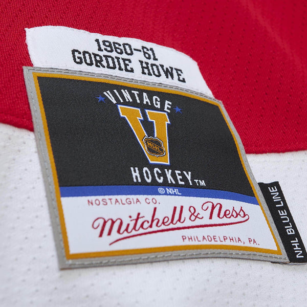 Mitchell & Ness, Shirts, Gordie Howe Detroit Red Wings Mitchell Ness 96  Blue Line Authentic Jersey