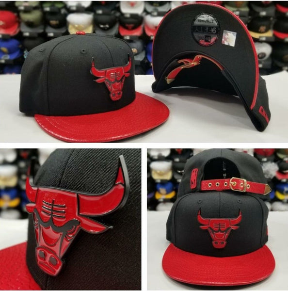 Chicago Bulls NBA Snake Word Strapback Hat by New Era New with