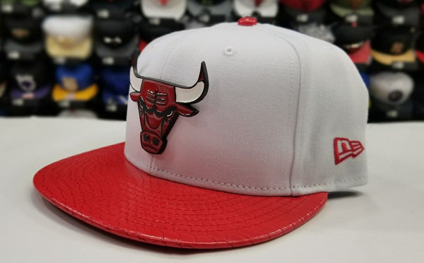 Cap New Era 950 NBA White Crown Patch 9FIFTY Chicago Bulls White