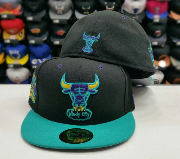 Matching New Era Chicago Bulls Fitted Hat for – Exclusive Fitted Inc.