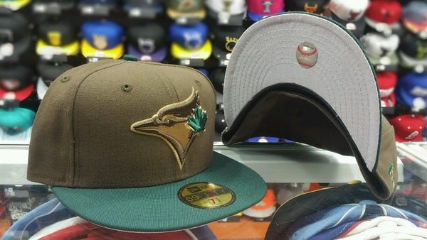 Matching New Era Toronto Blue Jays 59Fifty fitted hat for Timberland Tan &  Brown