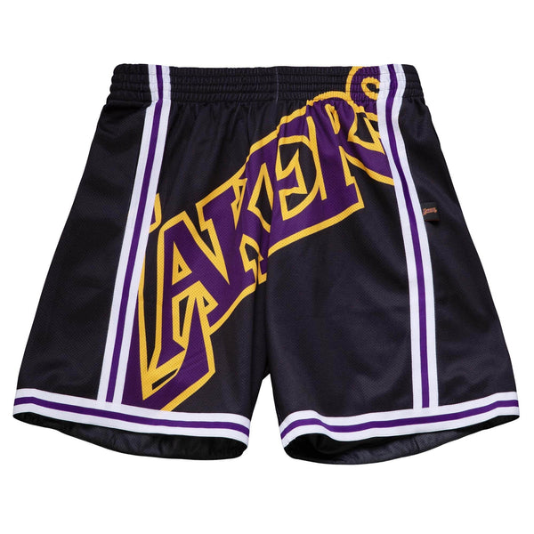  Mitchell & Ness NBA® Big Face 4.0 Fashion Shorts Lakers Black  MD : Clothing, Shoes & Jewelry