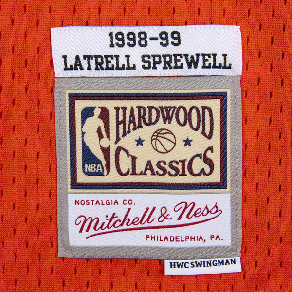 New York Knicks 1998-99 Latrell Sprewell Mitchell & Ness Navy Swingman –  Exclusive Fitted Inc.